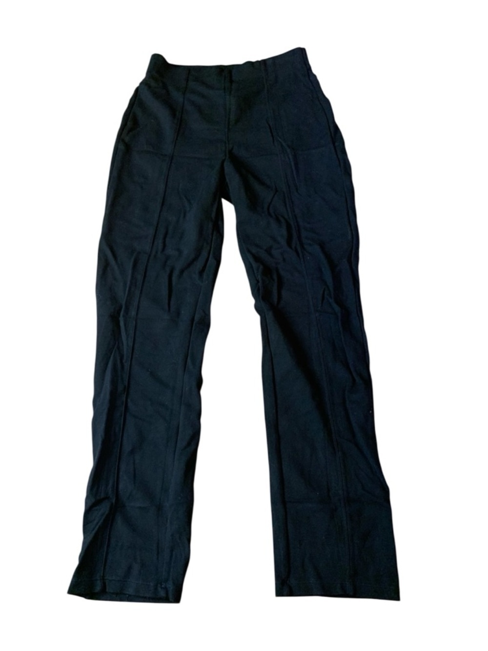 Halara Black High Waisted Front Seam Wide Leg Work Pants - Size XS (2)